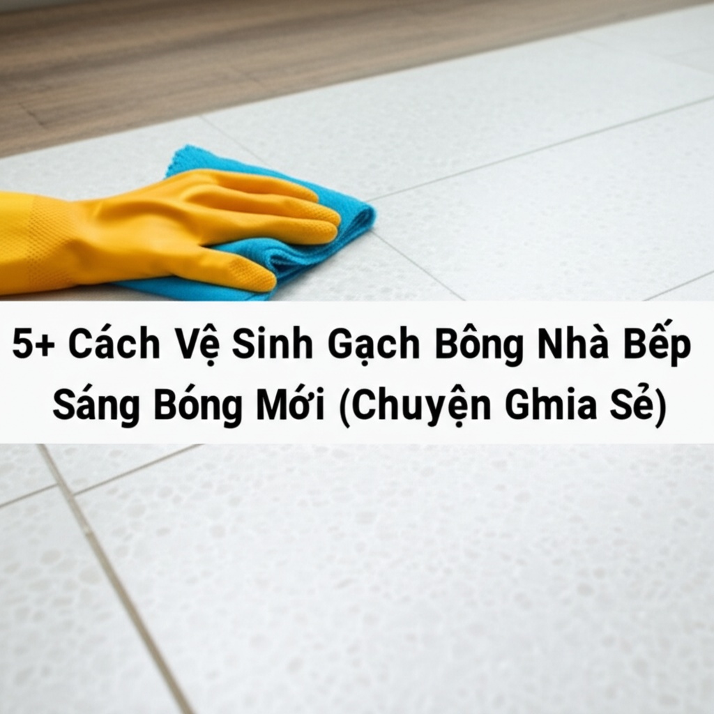 Hình minh họa cho bài viết: 5+ Cách Vệ Sinh Gạch Bông Nhà Bếp Sáng Bóng Như Mới (Chuyên Gia Chia Sẻ)