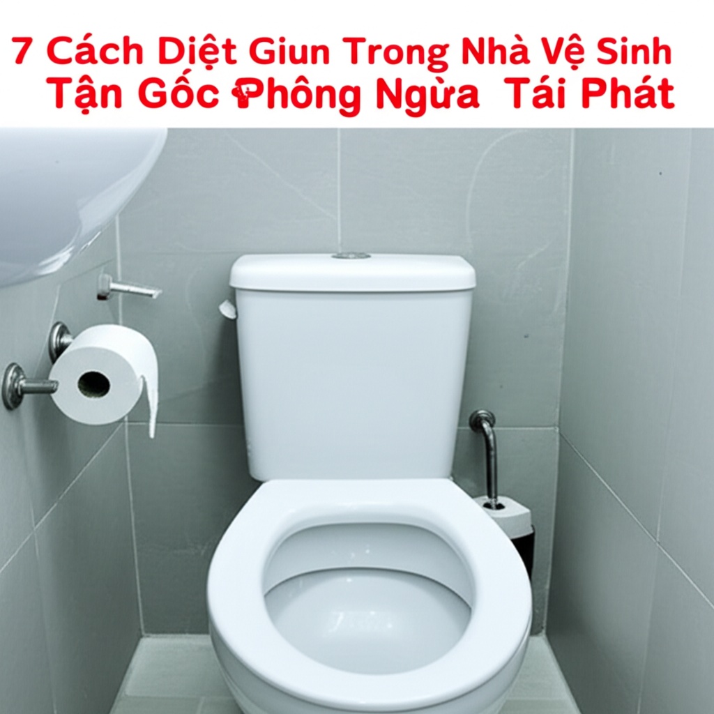 Hình minh họa cho bài viết: 7 Cách Diệt Giun Trong Nhà Vệ Sinh Tận Gốc & Phòng Ngừa Tái Phát