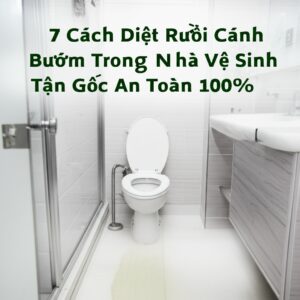 7 Cách Diệt Ruồi Cánh Bướm Trong Nhà Vệ Sinh Tận Gốc, An Toàn 100%