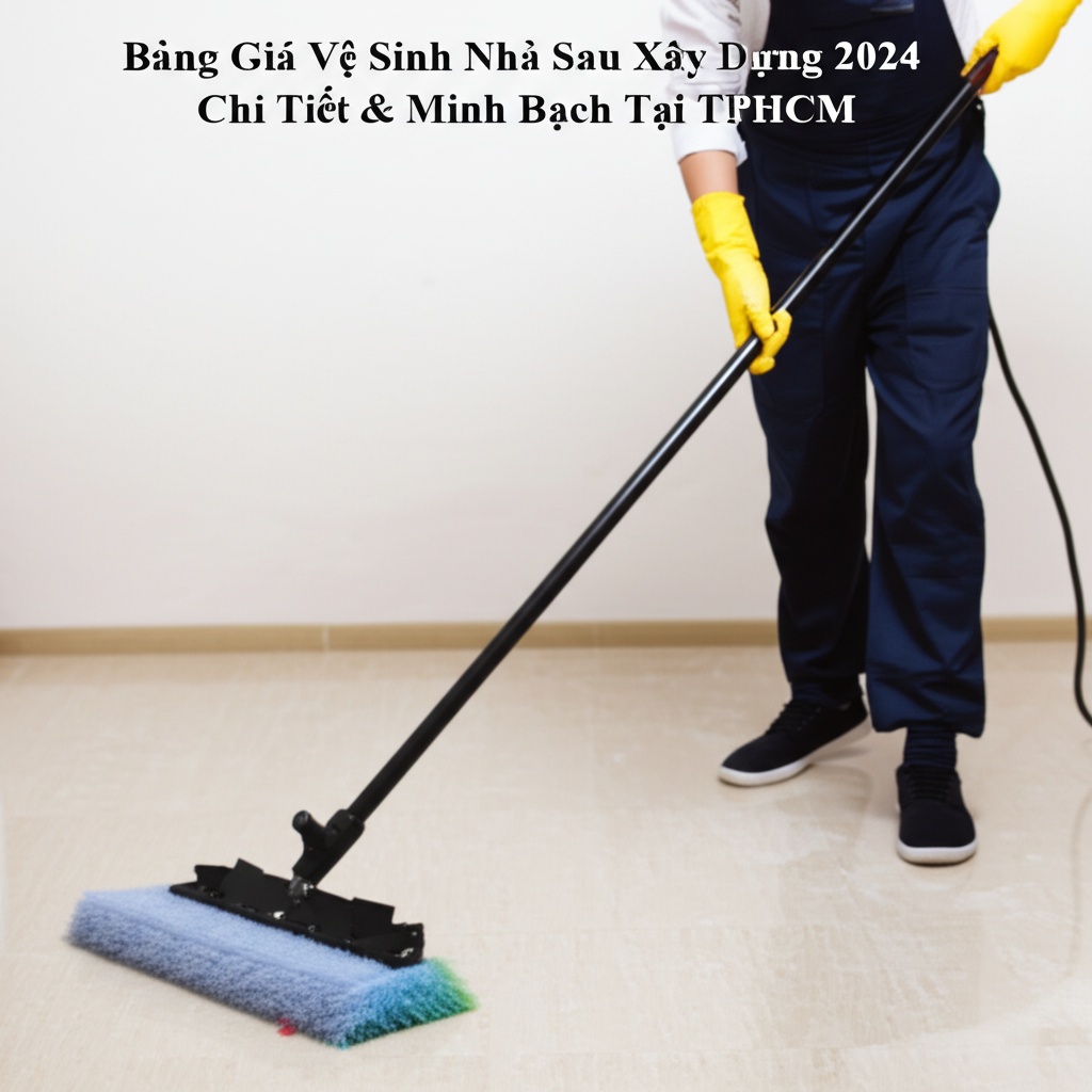 Hình minh họa cho bài viết: Bảng Giá Vệ Sinh Nhà Sau Xây Dựng 2024 Chi Tiết & Minh Bạch Tại TPHCM