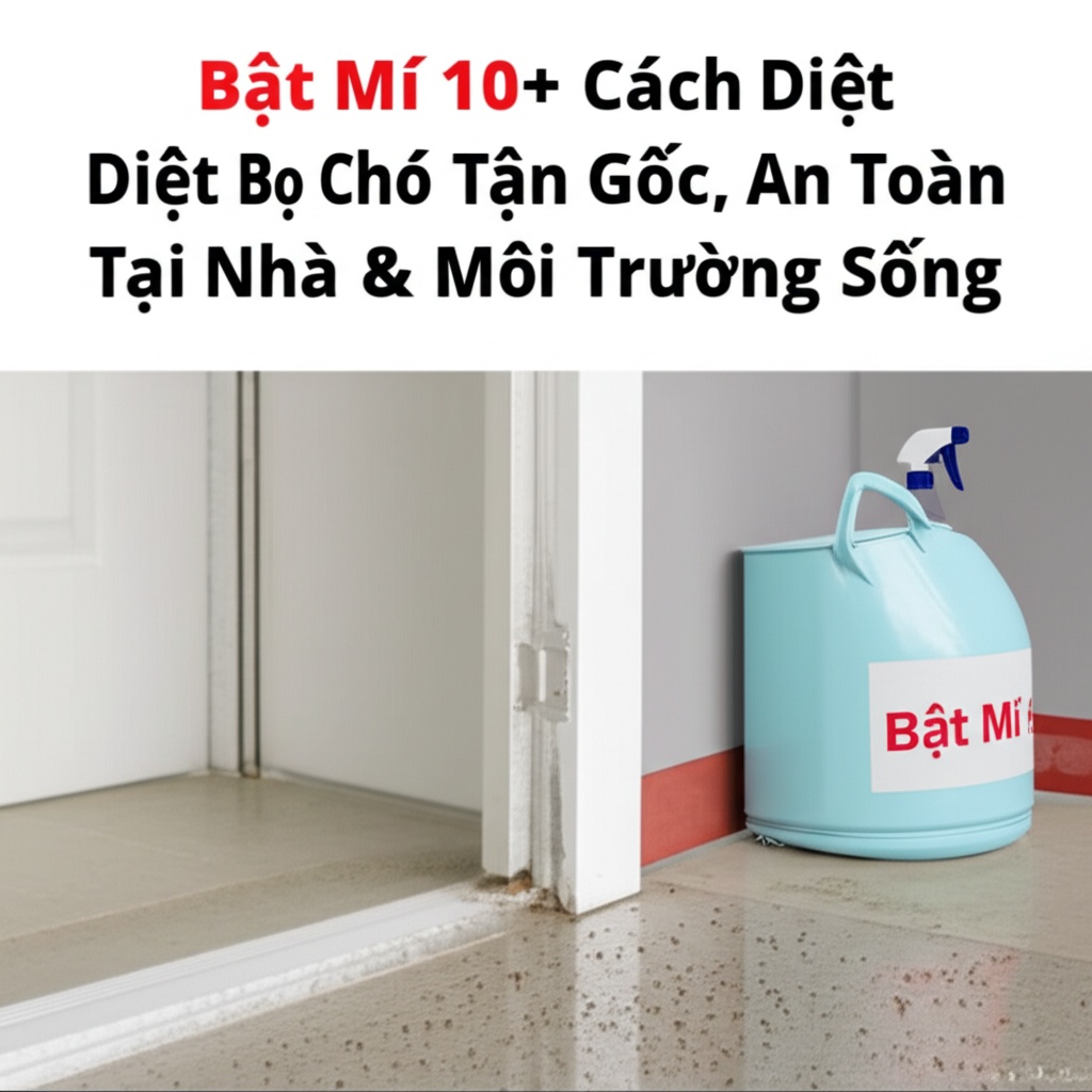 Hình minh họa cho bài viết: Bật Mí 10+ Cách Diệt Bọ Chó Tận Gốc, An Toàn Tại Nhà & Môi Trường Sống