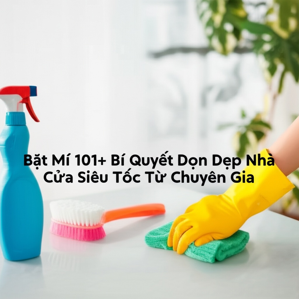 Hình minh họa cho bài viết: Bật Mí 101+ Bí Quyết Dọn Dẹp Nhà Cửa Siêu Tốc Từ Chuyên Gia