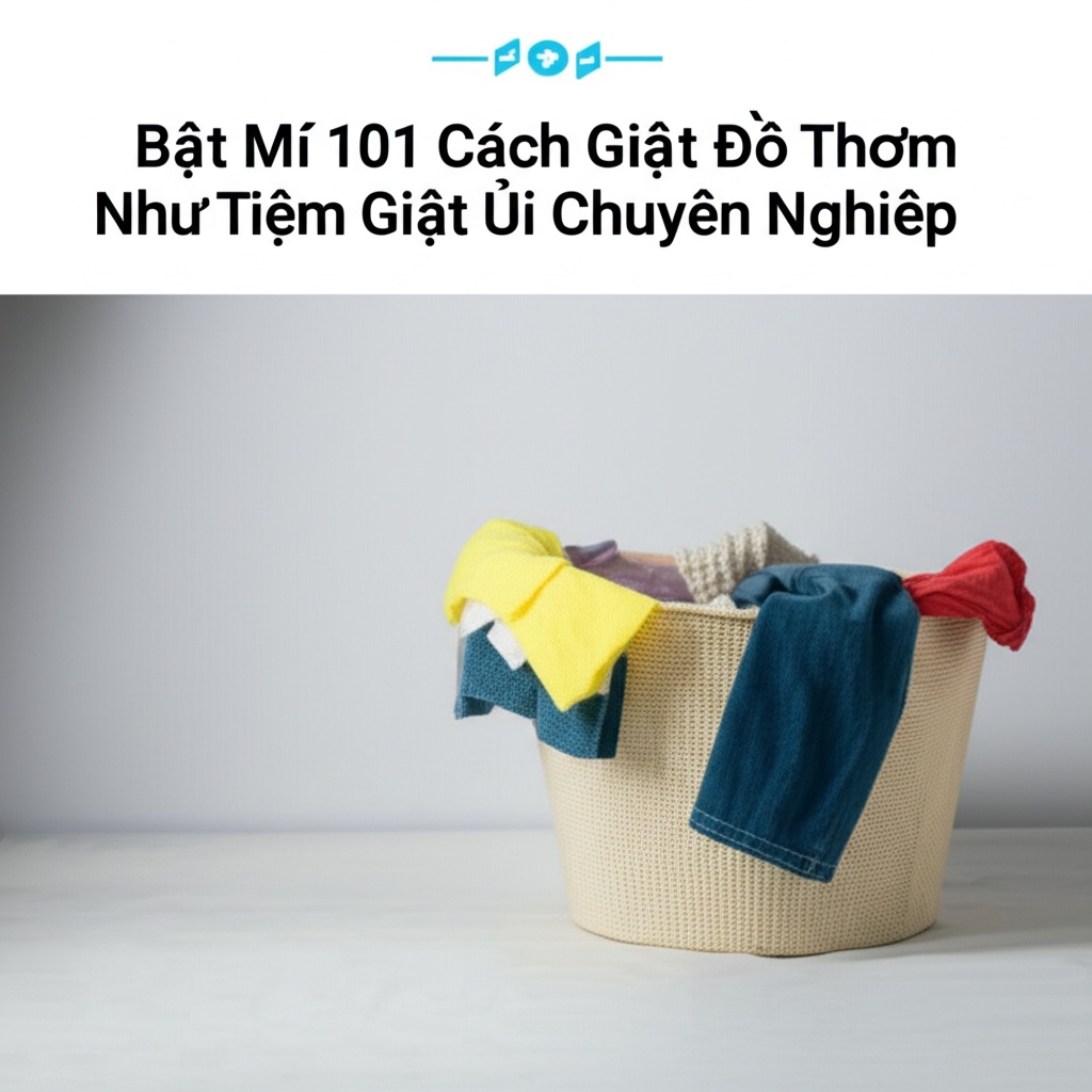 Hình minh họa cho bài viết: Bật Mí 101 Cách Giặt Đồ Thơm Như Tiệm Giặt Ủi Chuyên Nghiệp