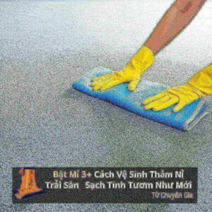 Bật Mí 3+ Cách Vệ Sinh Thảm Nỉ Trải Sàn Sạch Tinh Tươm Như Mới Từ Chuyên Gia
