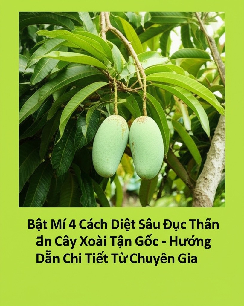 Bật Mí 4 Cách Diệt Sâu Đục Thân Cây Xoài Tận Gốc – Hướng Dẫn Chi Tiết Từ Chuyên Gia