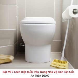 Bật Mí 7 Cách Diệt Ruồi Trâu Trong Nhà Vệ Sinh Tận Gốc, An Toàn 100%