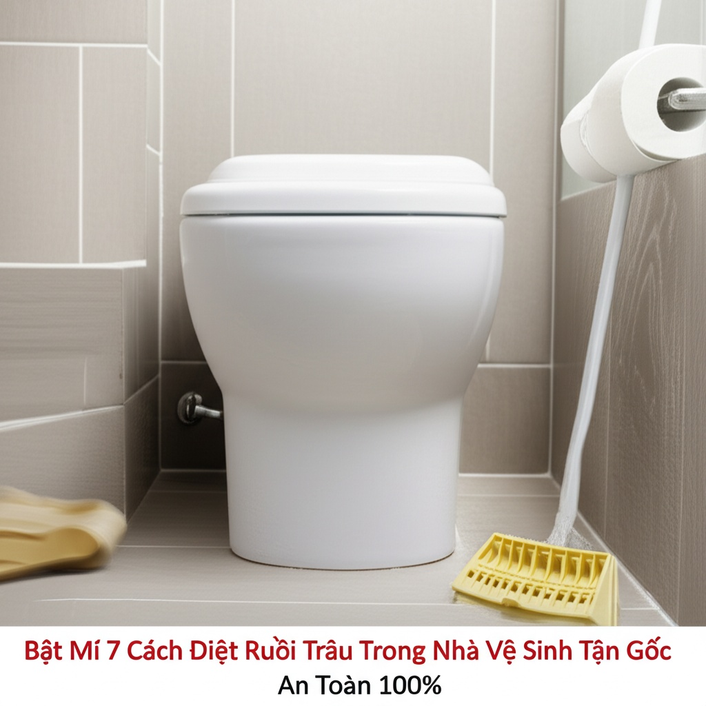 Hình minh họa cho bài viết: Bật Mí 7 Cách Diệt Ruồi Trâu Trong Nhà Vệ Sinh Tận Gốc, An Toàn 100%