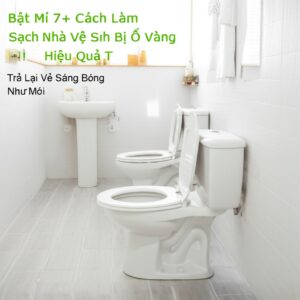 Bật Mí 7+ Cách Làm Sạch Nhà Vệ Sinh Bị Ố Vàng Hiệu Quả Tức Thì, Trả Lại Vẻ Sáng Bóng Như Mới