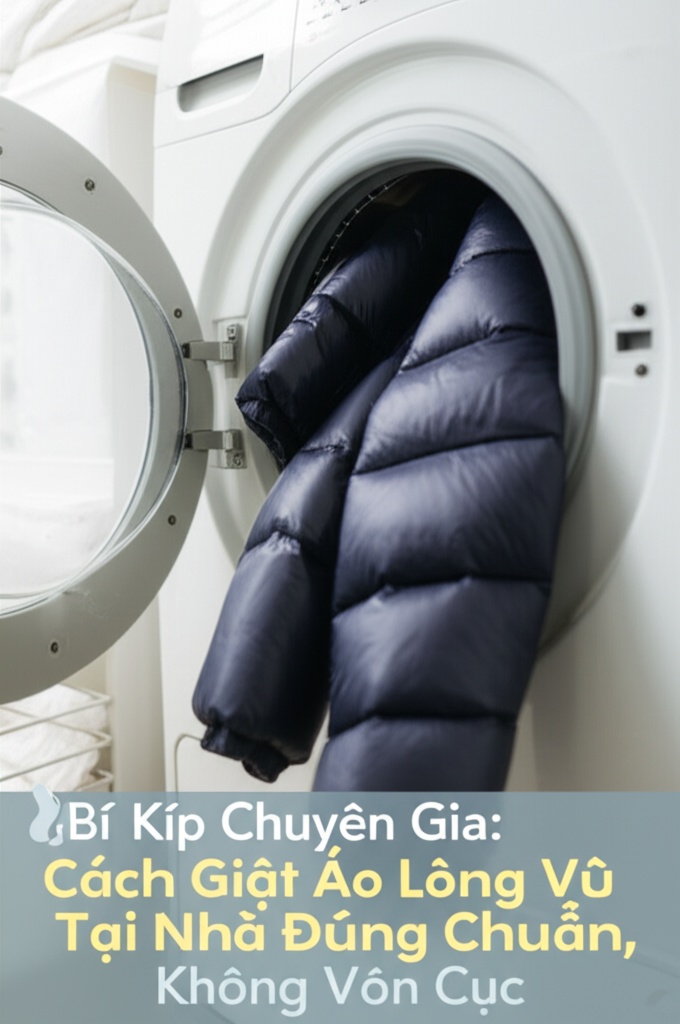 Hình minh họa cho bài viết: Bí Kíp Chuyên Gia: Cách Giặt Áo Lông Vũ Tại Nhà Đúng Chuẩn, Không Vón Cục