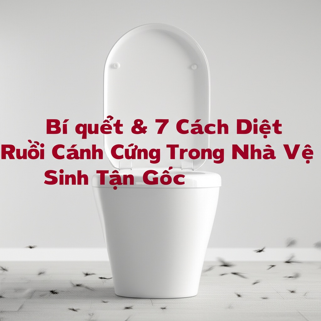 Hình minh họa cho bài viết: Bí quyết & 7 Cách Diệt Ruồi Cánh Cứng Trong Nhà Vệ Sinh Tận Gốc, An Toàn