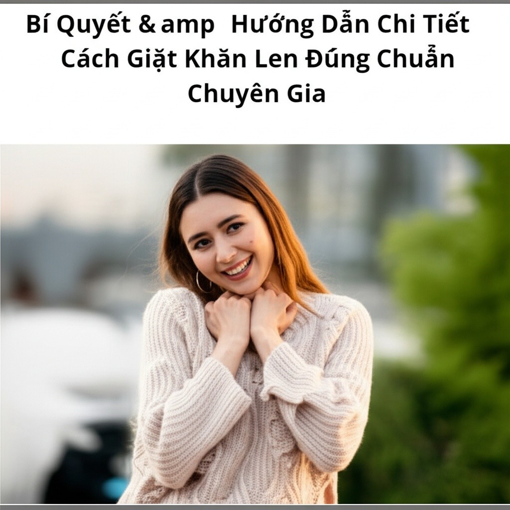 Hình minh họa cho bài viết: Bí Quyết & Hướng Dẫn Chi Tiết Cách Giặt Khăn Len Đúng Chuẩn Chuyên Gia