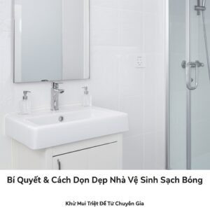 Bí Quyết & Cách Dọn Dẹp Nhà Vệ Sinh Sạch Bóng, Khử Mùi Triệt Để Từ Chuyên Gia