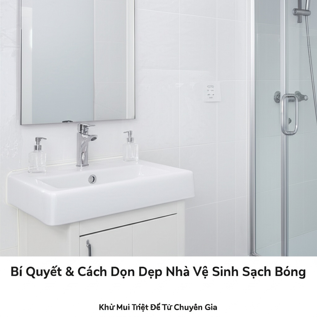 Hình minh họa cho bài viết: Bí Quyết & Cách Dọn Dẹp Nhà Vệ Sinh Sạch Bóng, Khử Mùi Triệt Để Từ Chuyên Gia