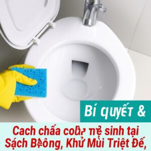 Bí quyết & Cách làm chất cọ rửa nhà vệ sinh tại nhà Sạch Bóng, Khử Mùi Triệt Để