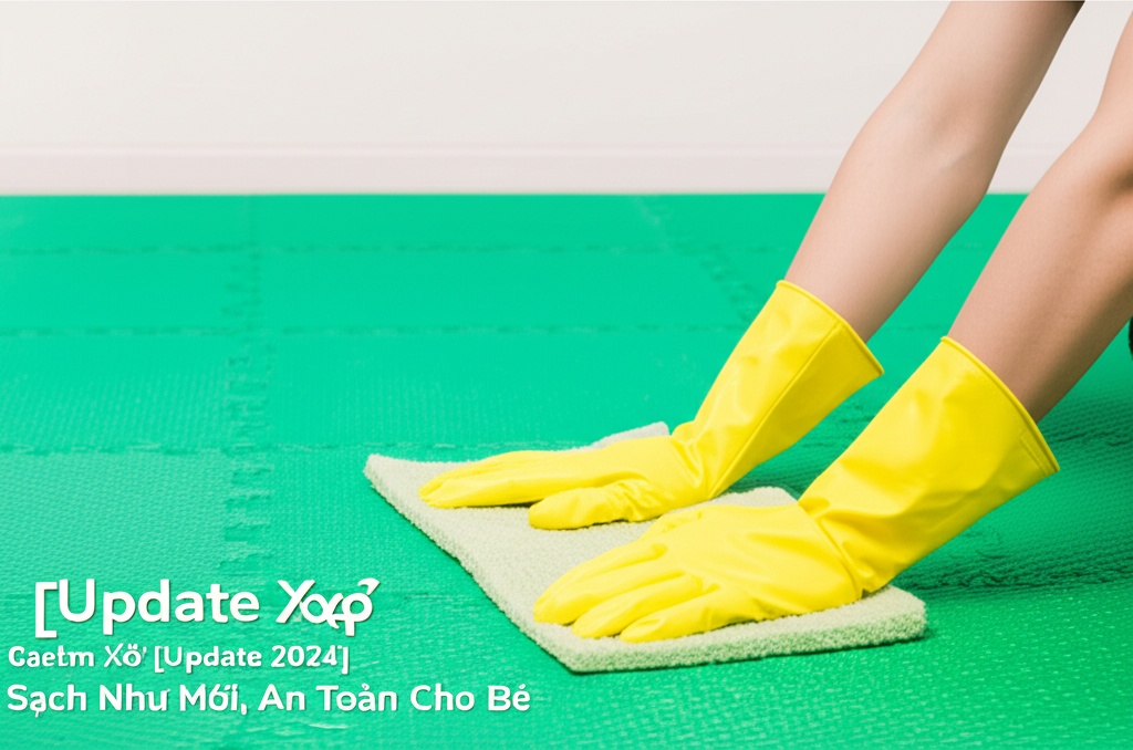 Hình minh họa cho bài viết: Bí Quyết & Cách Làm Sạch Thảm Xốp [Update 2024] Sạch Như Mới, An Toàn Cho Bé