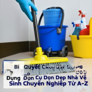Bí Quyết Chọn Lựa và Sử Dụng Dụng Cụ Dọn Dẹp Nhà Vệ Sinh Chuyên Nghiệp Từ A-Z