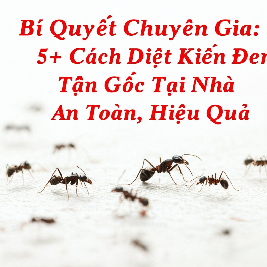 Hình minh họa cho bài viết: Bí Quyết Chuyên Gia: 5+ Cách Diệt Kiến Đen Tận Gốc Tại Nhà An Toàn, Hiệu Quả