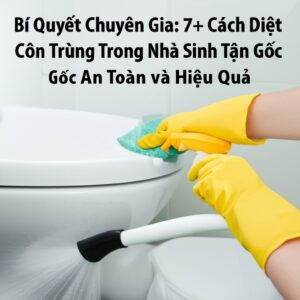 Bí Quyết Chuyên Gia: 7+ Cách Diệt Côn Trùng Trong Nhà Vệ Sinh Tận Gốc, An Toàn và Hiệu Quả