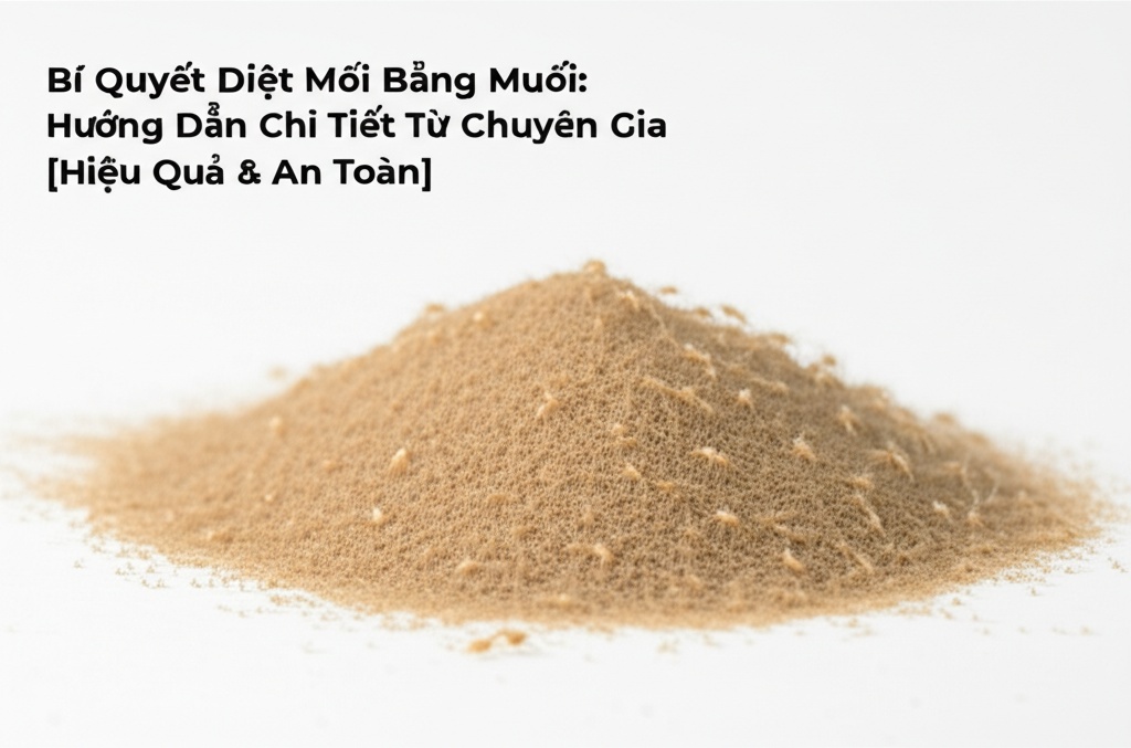 Hình minh họa cho bài viết: Bí Quyết Diệt Mối Bằng Muối: Hướng Dẫn Chi Tiết Từ Chuyên Gia [Hiệu Quả & An Toàn]
