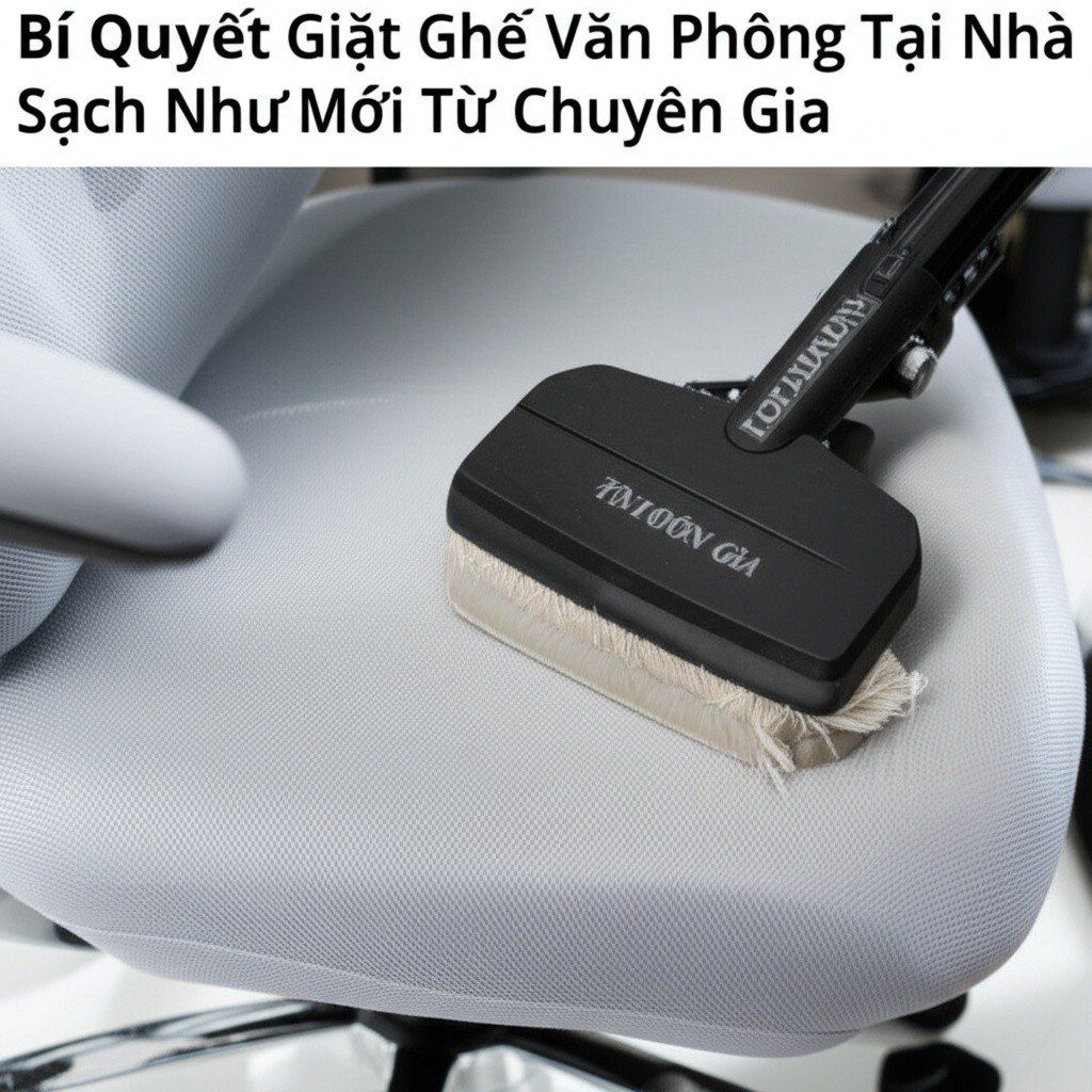 Hình minh họa cho bài viết: Bí Quyết Giặt Ghế Văn Phòng Tại Nhà Sạch Như Mới Từ Chuyên Gia