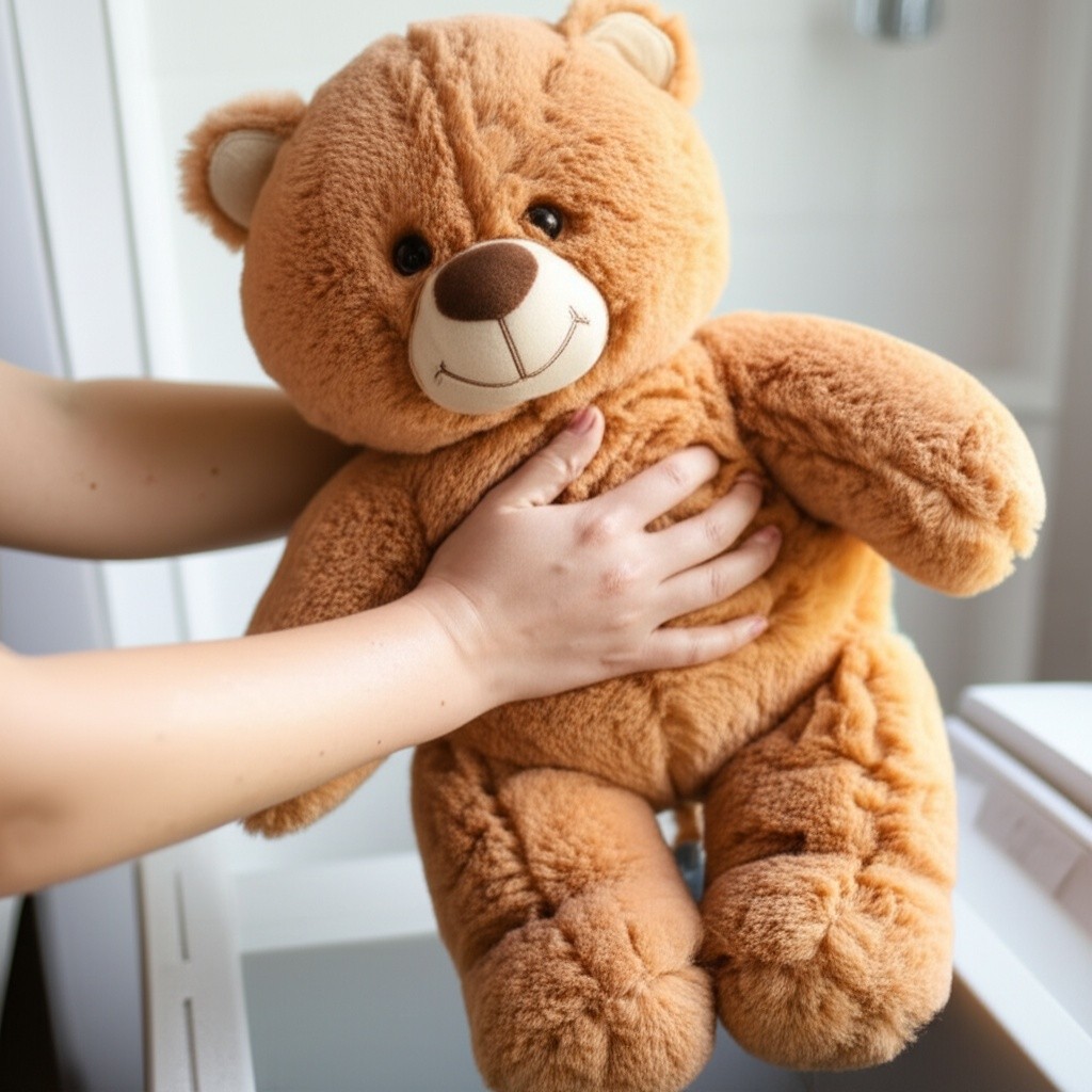 Hình minh họa cho bài viết: Bí Quyết & Hướng Dẫn Chi Tiết Cách Giặt Gấu Bông Lớn Bằng Tay Sạch Thơm Như Mới
