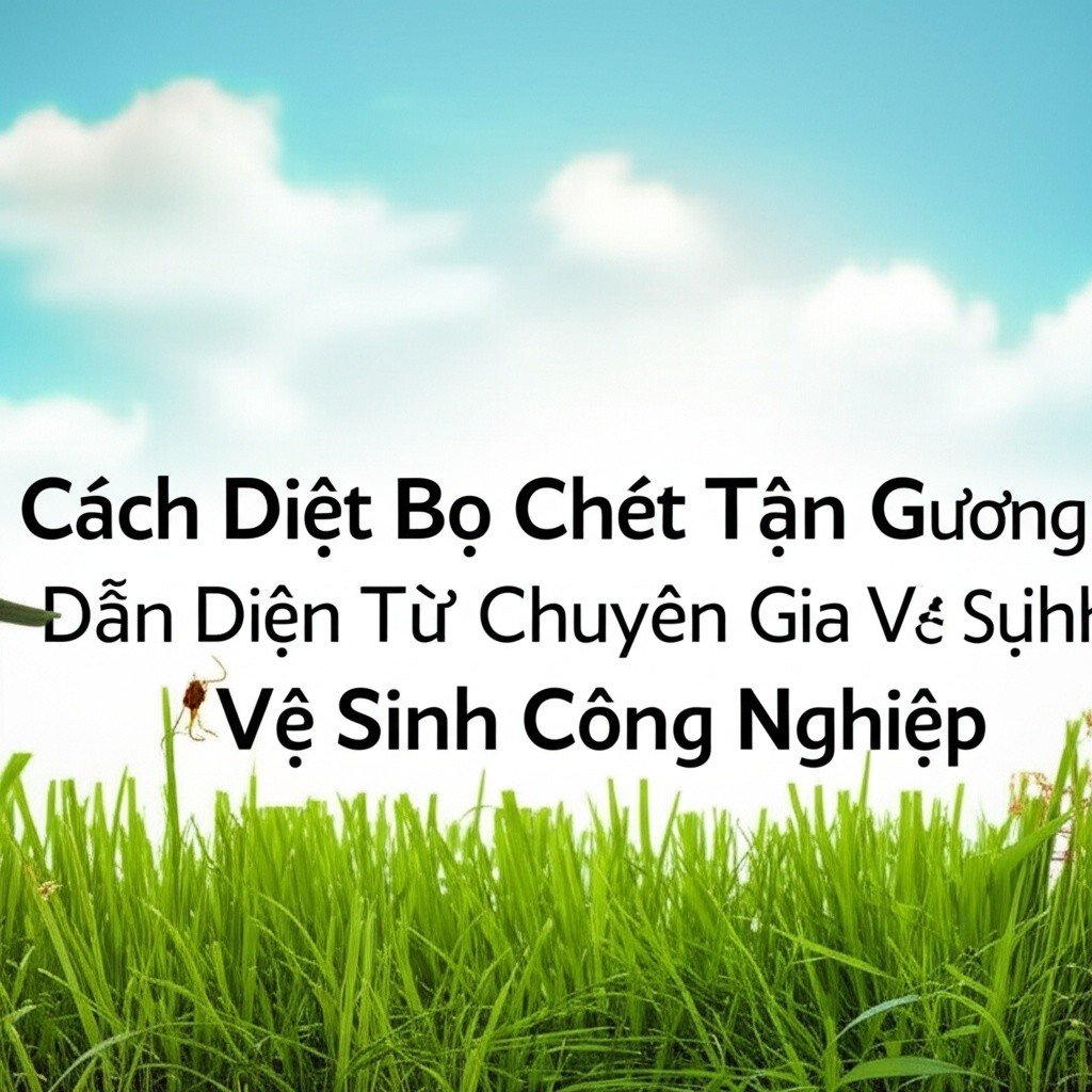 Hình minh họa cho bài viết: Cách Diệt Bọ Chét Tận Gốc: Hướng Dẫn Toàn Diện Từ Chuyên Gia Vệ Sinh Công Nghiệp