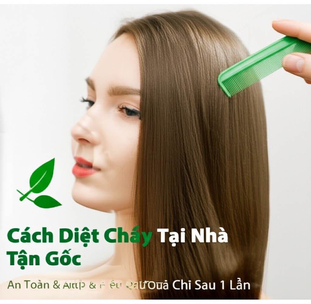 Hình minh họa cho bài viết: Cách Diệt Chấy Tại Nhà Tận Gốc, An Toàn & Hiệu Quả Chỉ Sau 1 Lần