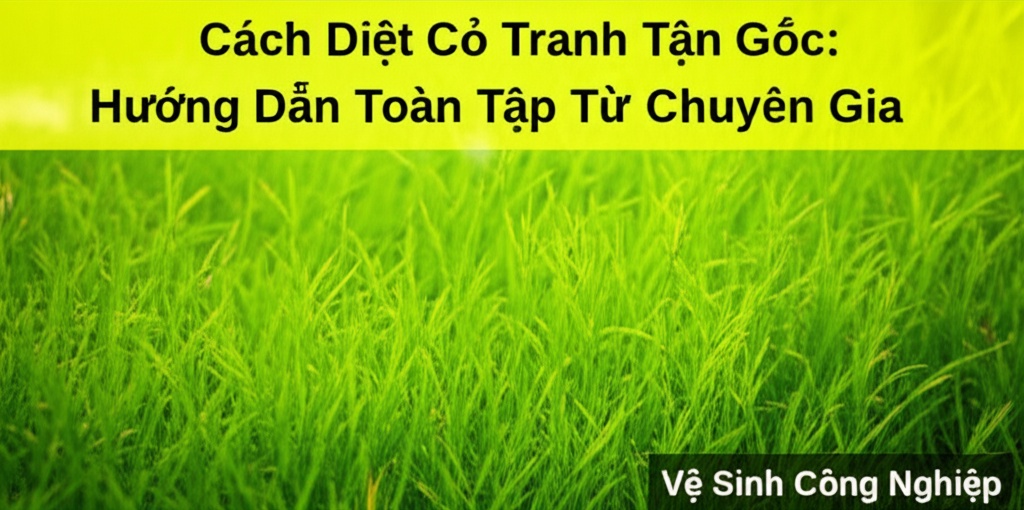 Hình minh họa cho bài viết: Cách Diệt Cỏ Tranh Tận Gốc: Hướng Dẫn Toàn Tập Từ Chuyên Gia Vệ Sinh Công Nghiệp