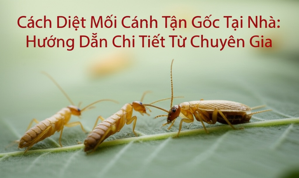 Hình minh họa cho bài viết: Cách Diệt Mối Cánh Tận Gốc Tại Nhà: Hướng Dẫn Chi Tiết Từ Chuyên Gia