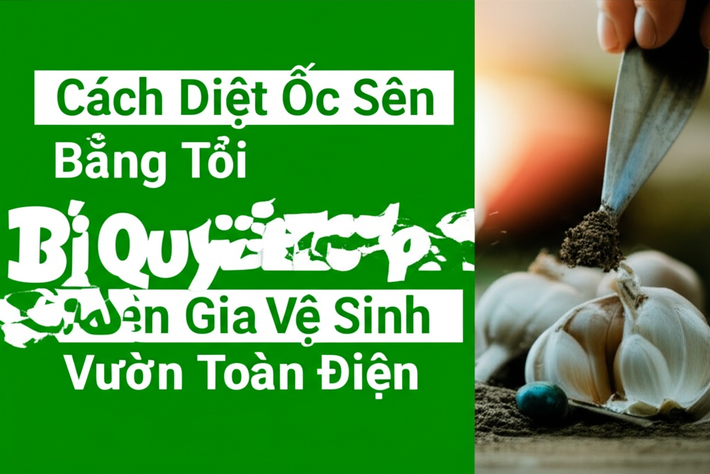 Hình minh họa cho bài viết: Cách Diệt Ốc Sên Bằng Tỏi: Bí Quyết Từ Chuyên Gia Vệ Sinh Vườn Toàn Diện