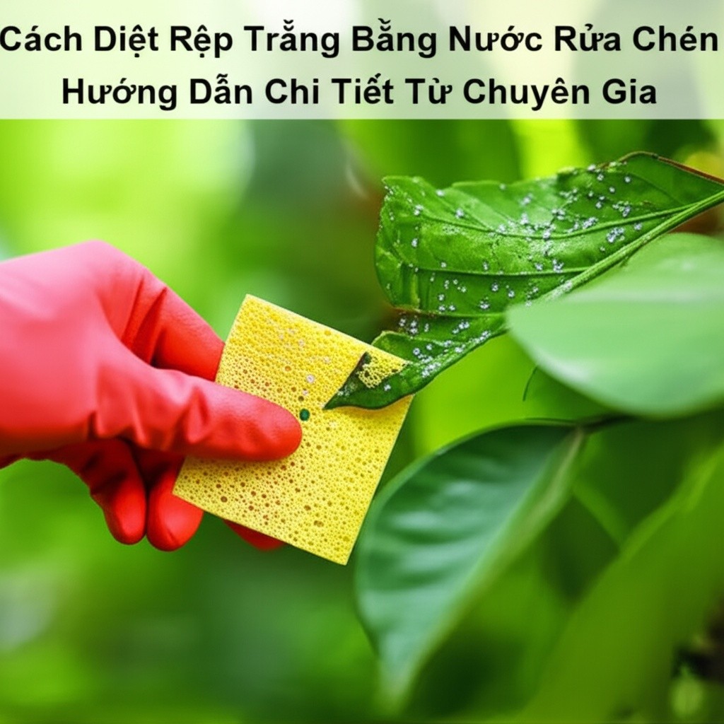 Cách Diệt Rệp Trắng Bằng Nước Rửa Chén: Hướng Dẫn Chi Tiết Từ Chuyên Gia