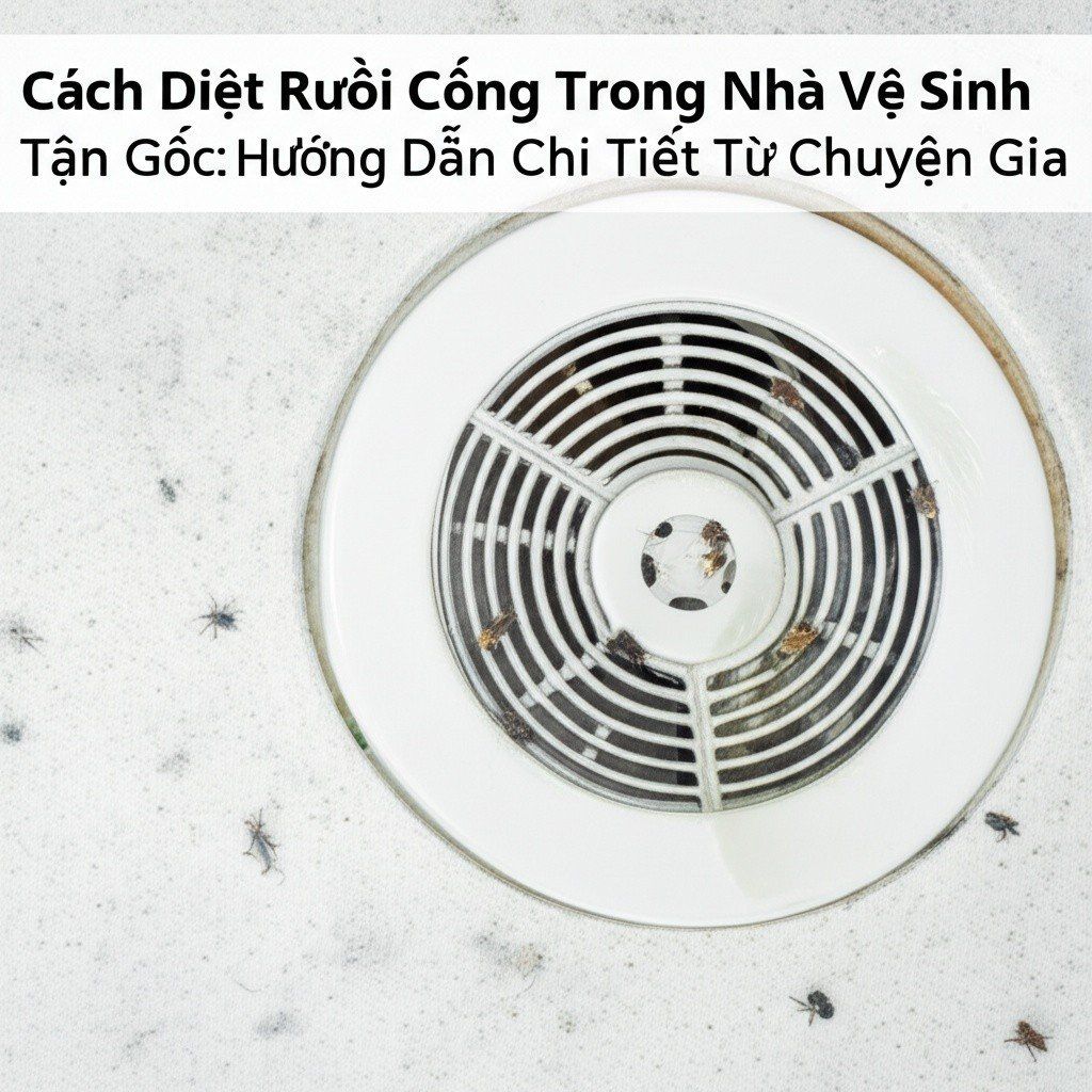 Hình minh họa cho bài viết: Cách Diệt Ruồi Cống Trong Nhà Vệ Sinh Tận Gốc: Hướng Dẫn Chi Tiết Từ Chuyên Gia