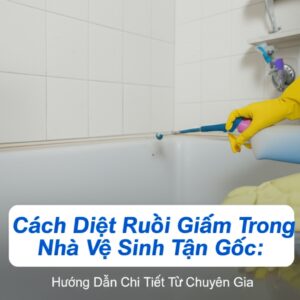 Cách Diệt Ruồi Giấm Trong Nhà Vệ Sinh Tận Gốc: Hướng Dẫn Chi Tiết Từ Chuyên Gia