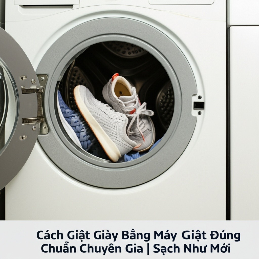 Hình minh họa cho bài viết: Cách Giặt Giày Bằng Máy Giặt Đúng Chuẩn Chuyên Gia | Sạch Như Mới