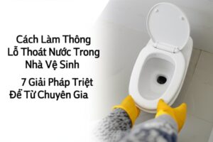 Cách Làm Thông Lỗ Thoát Nước Trong Nhà Vệ Sinh: 7 Giải Pháp Triệt Để Từ Chuyên Gia