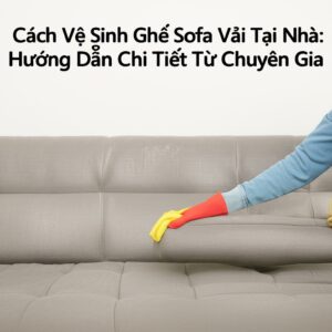 Cách Vệ Sinh Ghế Sofa Vải Tại Nhà: Hướng Dẫn Chi Tiết Từ Chuyên Gia