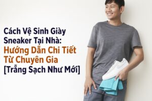 Cách Vệ Sinh Giày Sneaker Tại Nhà: Hướng Dẫn Chi Tiết Từ Chuyên Gia [Trắng Sạch Như Mới]