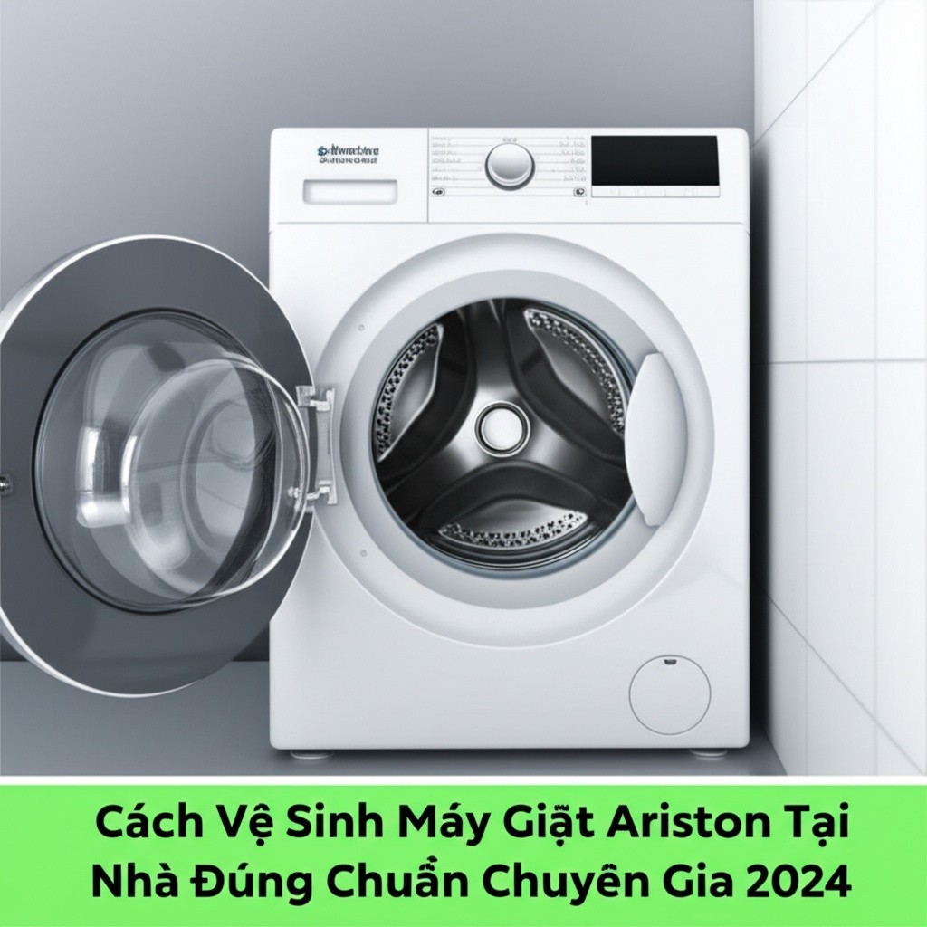 Hình minh họa cho bài viết: Cách Vệ Sinh Máy Giặt Ariston Tại Nhà Đúng Chuẩn Chuyên Gia 2024