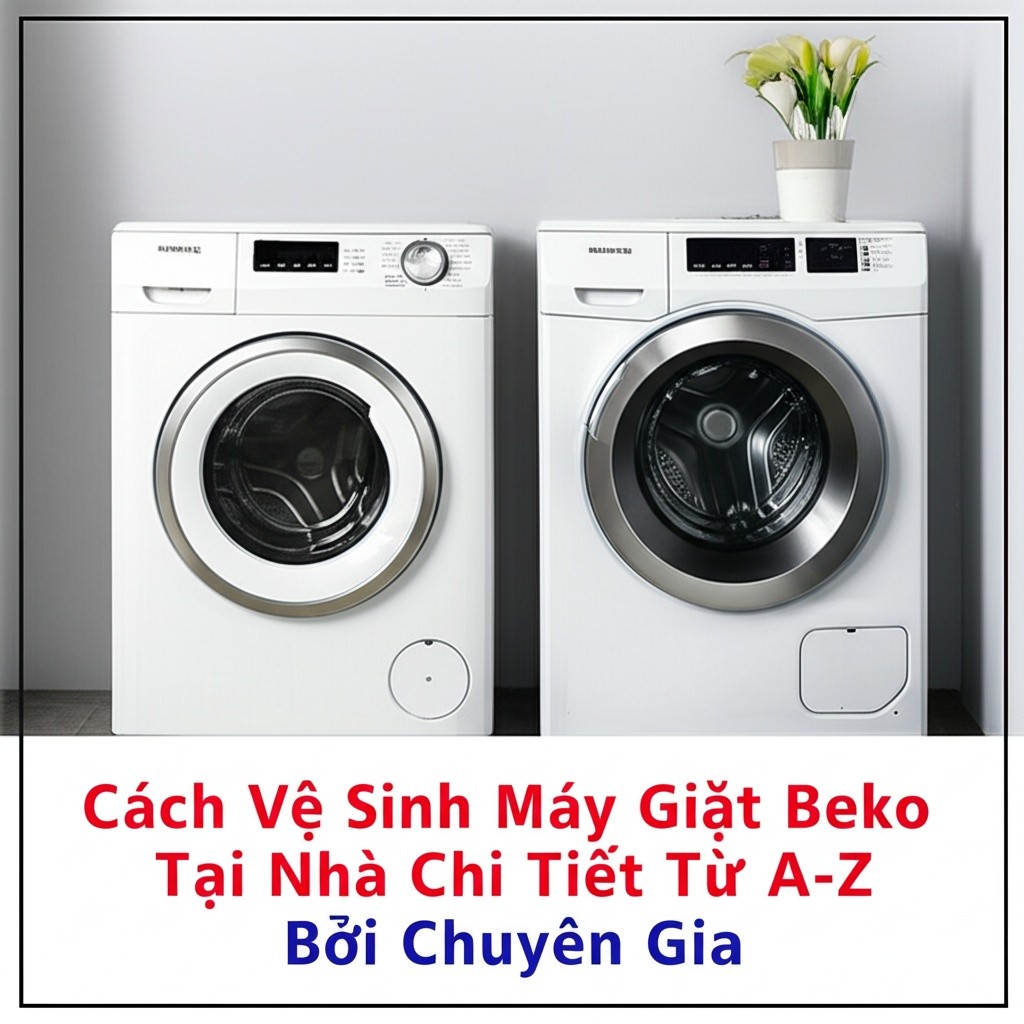 Hình minh họa cho bài viết: Cách Vệ Sinh Máy Giặt Beko Tại Nhà Chi Tiết Từ A-Z Bởi Chuyên Gia