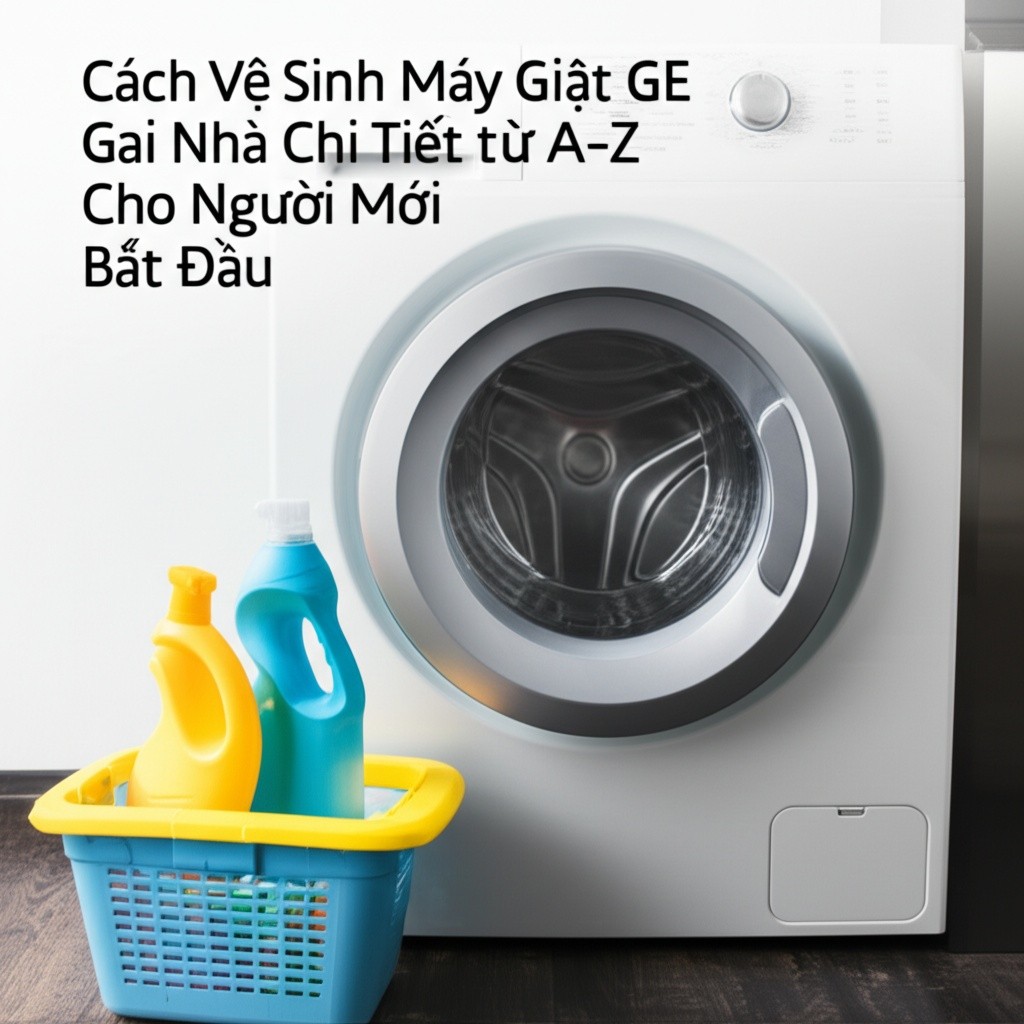 Hình minh họa cho bài viết: Cách Vệ Sinh Máy Giặt GE Tại Nhà Chi Tiết Từ A-Z Cho Người Mới Bắt Đầu