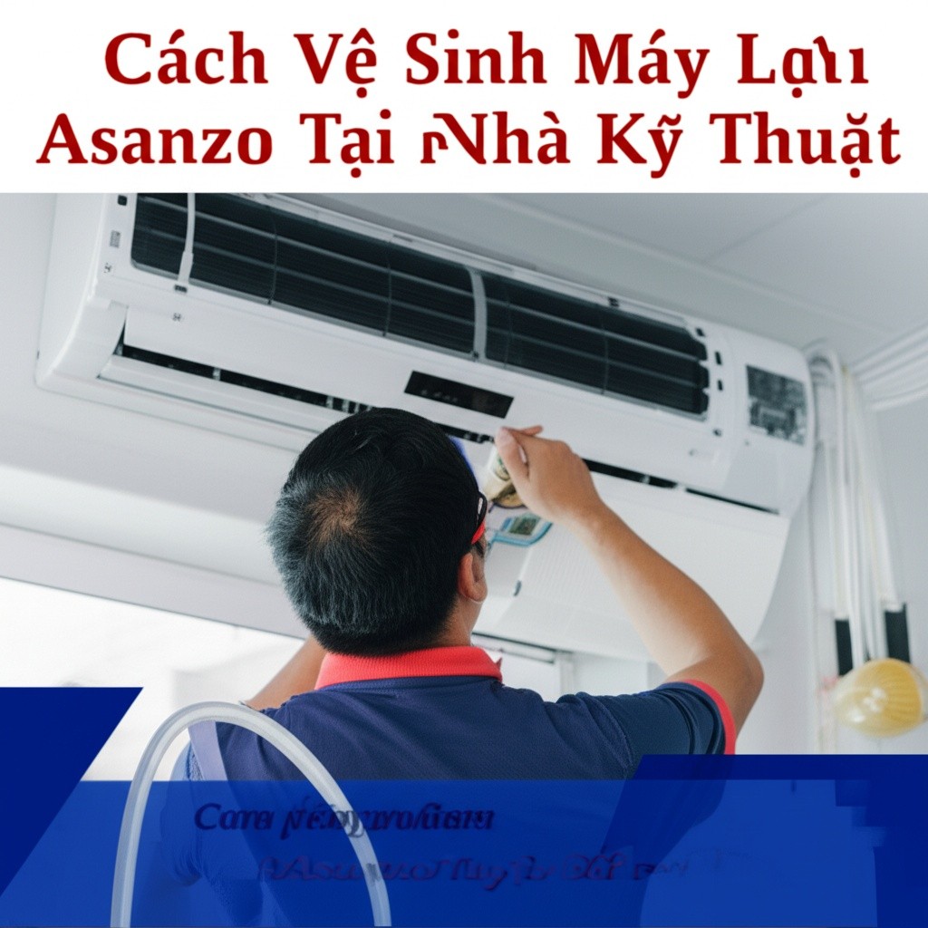 Hình minh họa cho bài viết: Cách Vệ Sinh Máy Lạnh Asanzo Tại Nhà Đúng Kỹ Thuật, An Toàn Tuyệt Đối
