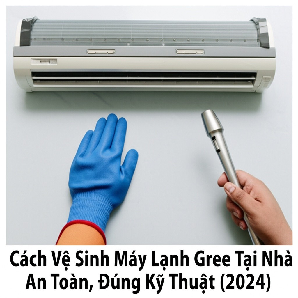 Hình minh họa cho bài viết: Cách Vệ Sinh Máy Lạnh Gree Tại Nhà An Toàn, Đúng Kỹ Thuật (2024)