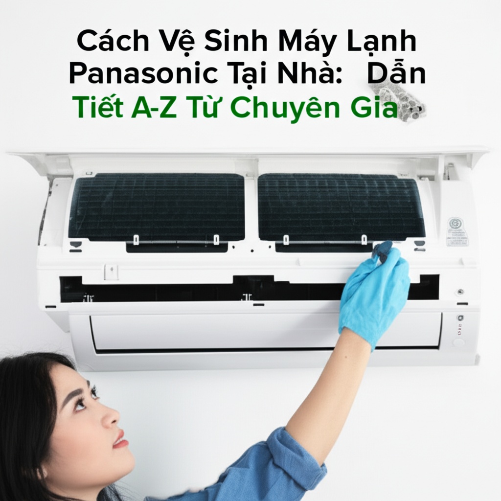 Hình minh họa cho bài viết: Cách Vệ Sinh Máy Lạnh Panasonic Tại Nhà: Hướng Dẫn Chi Tiết A-Z Từ Chuyên Gia