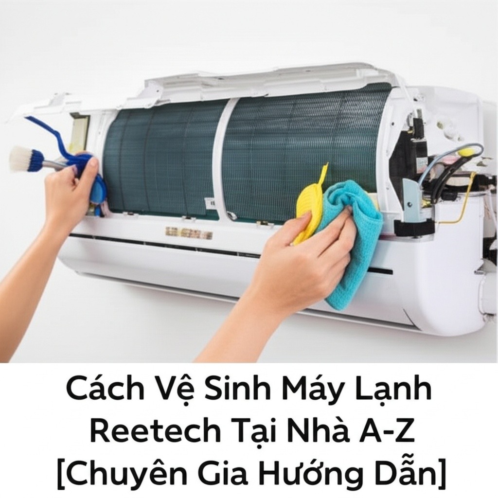 Hình minh họa cho bài viết: Cách Vệ Sinh Máy Lạnh Reetech Tại Nhà A-Z [Chuyên Gia Hướng Dẫn]
