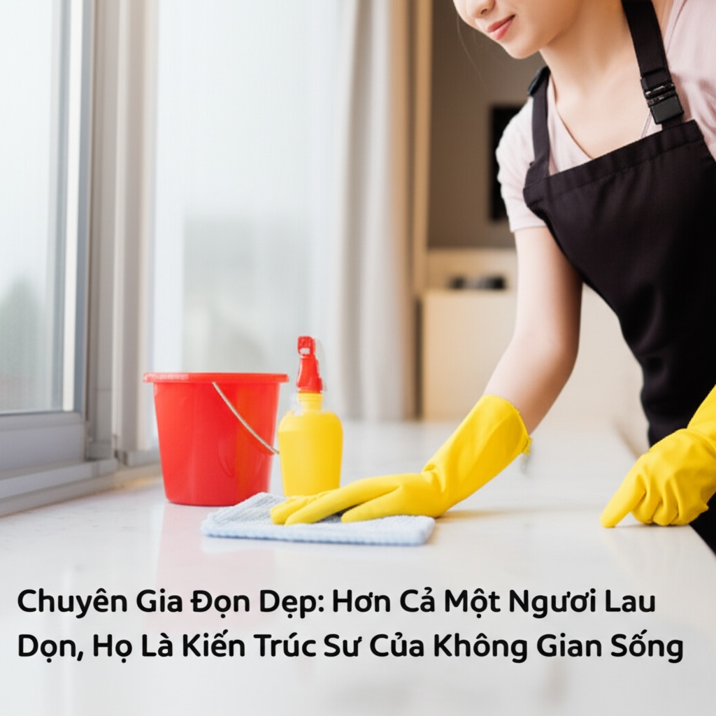 Hình minh họa cho bài viết: Chuyên Gia Dọn Dẹp: Hơn Cả Một Người Lau Dọn, Họ Là Kiến Trúc Sư Của Không Gian Sống
