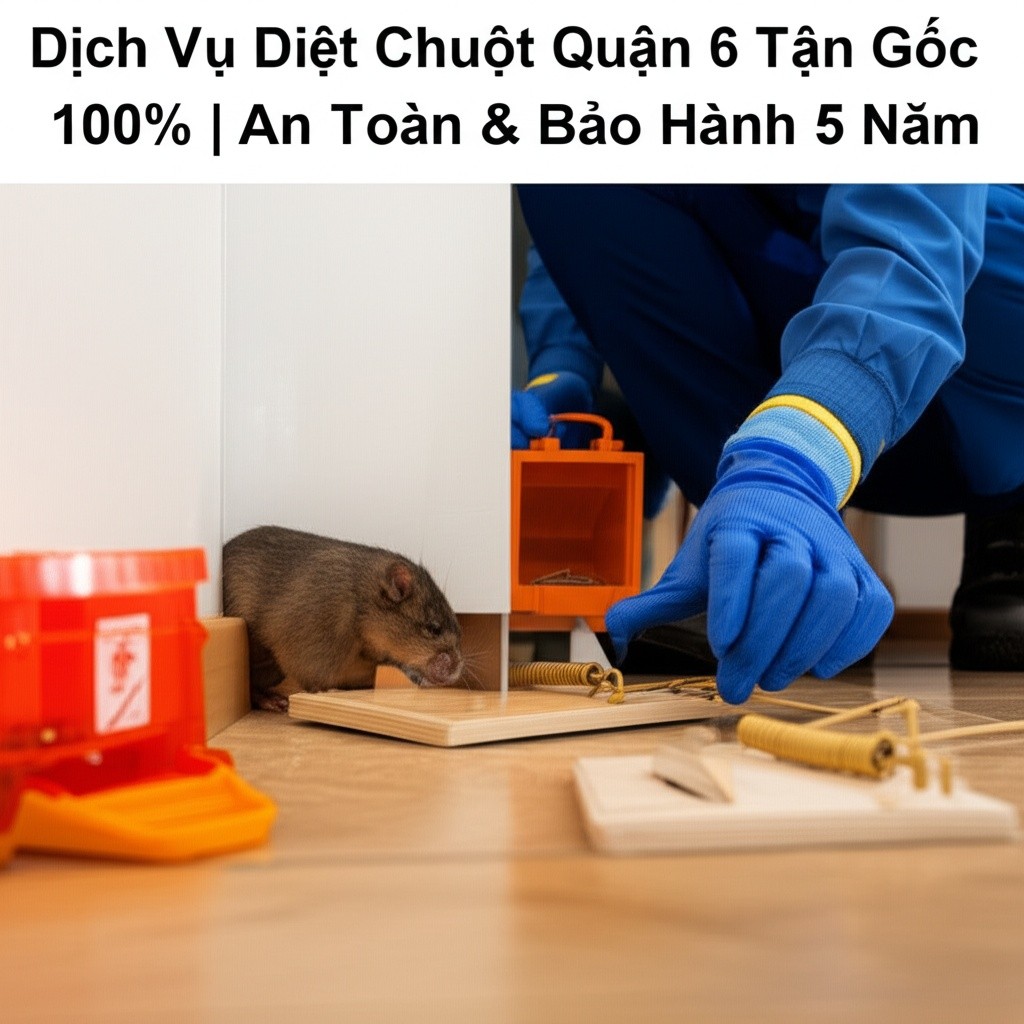 Hình minh họa cho bài viết: Dịch Vụ Diệt Chuột Quận 6 Tận Gốc 100% | An Toàn & Bảo Hành 5 Năm