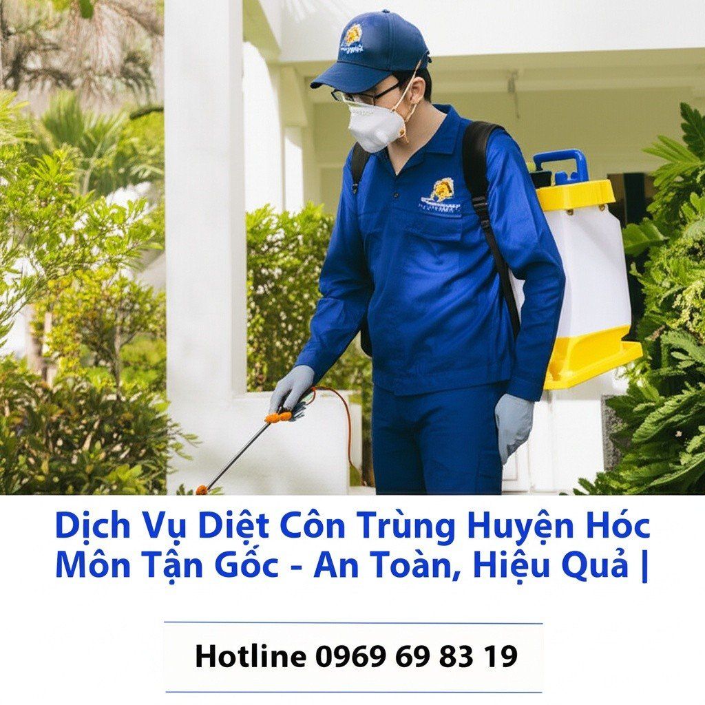 Hình minh họa cho bài viết: Dịch Vụ Diệt Côn Trùng Huyện Hóc Môn Tận Gốc - An Toàn, Hiệu Quả | Hotline 0969 69 83 19