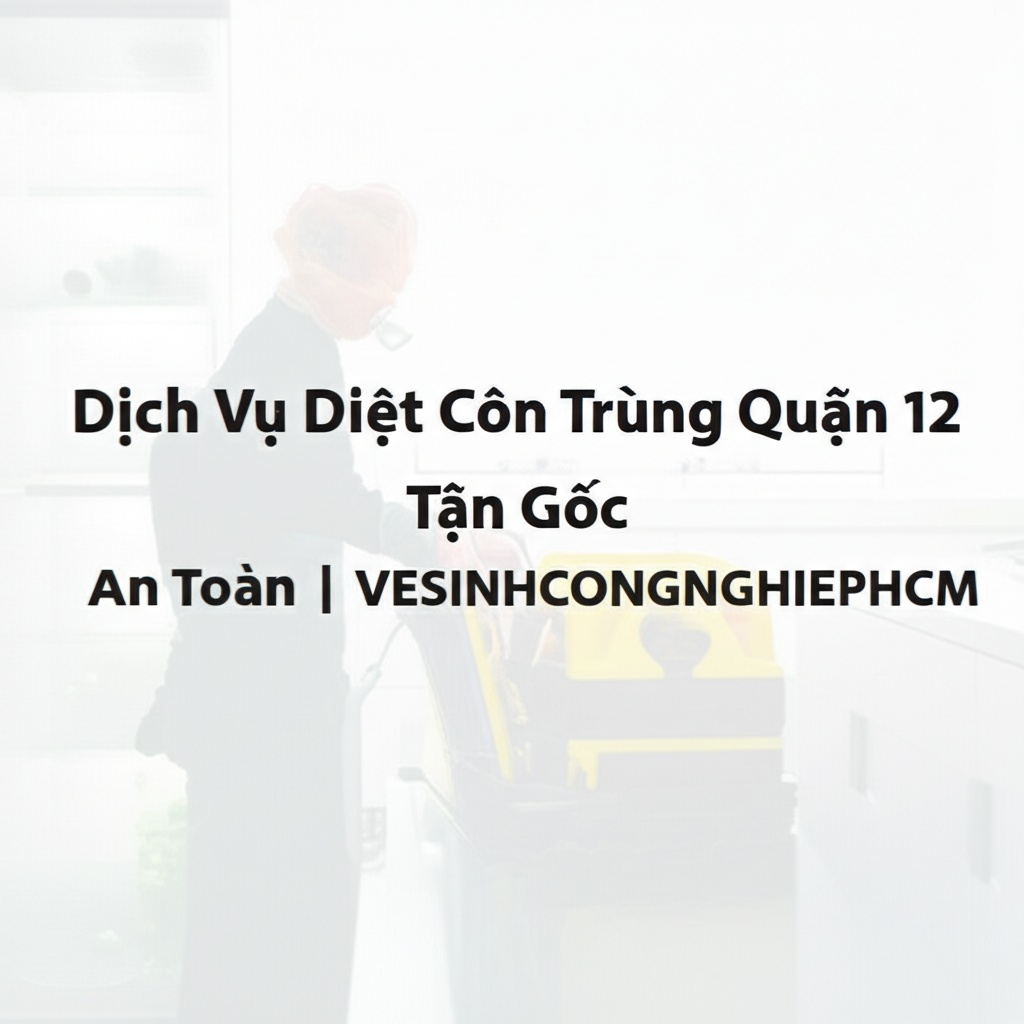 Hình minh họa cho bài viết: Dịch Vụ Diệt Côn Trùng Quận 12 Tận Gốc, An Toàn | VESINHCONGNGHIEPHCM