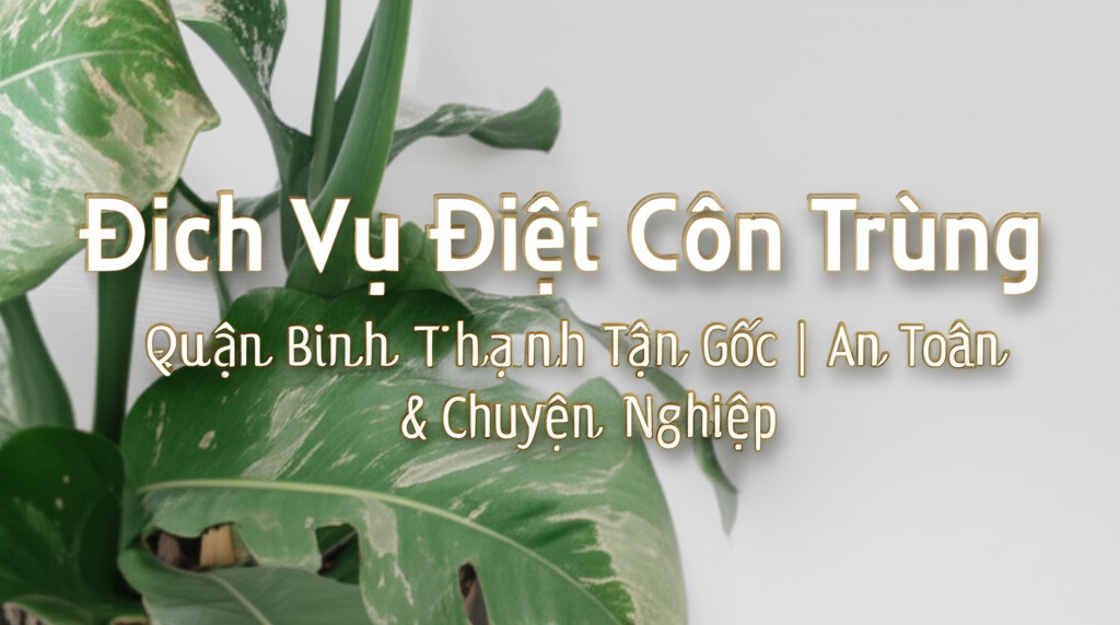 Hình minh họa cho bài viết: Dịch Vụ Diệt Côn Trùng Quận Bình Thạnh Tận Gốc | An Toàn & Chuyên Nghiệp