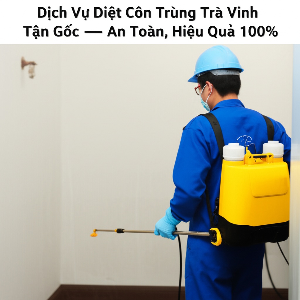 Hình minh họa cho bài viết: Dịch Vụ Diệt Côn Trùng Trà Vinh Tận Gốc - An Toàn, Hiệu Quả 100%
